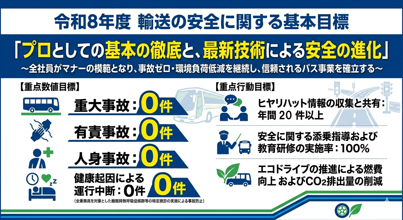 令和8年度輸送の安全に関する基本目標
